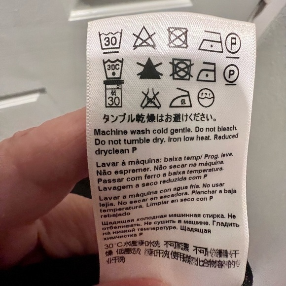 𝅺escada Black Open Knit & Mesh Blazer. Sz 40. Made in Croatia. - Picture 10 of 11